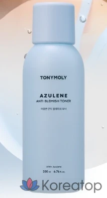 Набор для ухода Tony Moly Azulene Anti-Blemish 2-piece Set + Тонер 20 мл + Лосьон 20 мл, 1 шт.