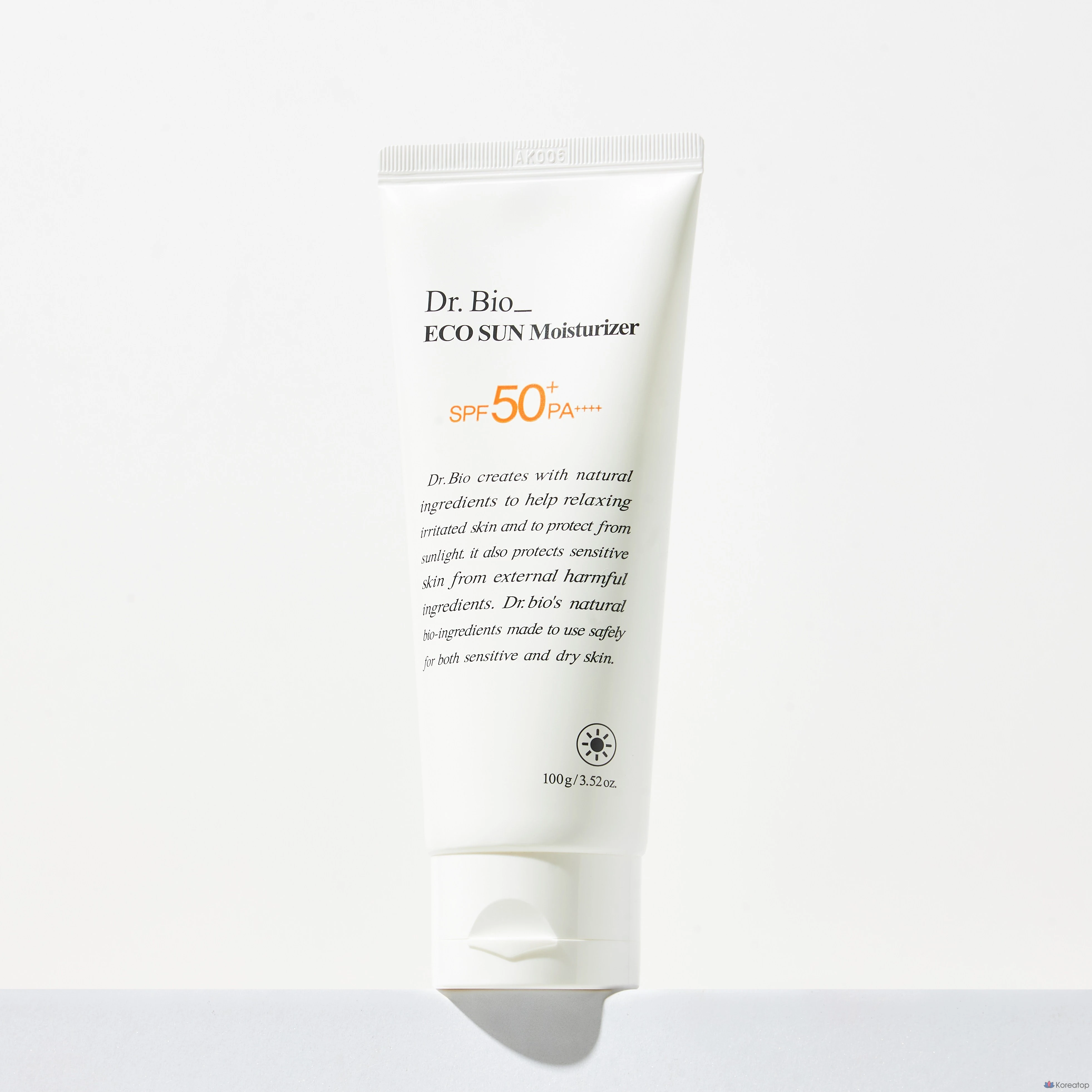 Солнцезащитный крем Dr. Bio Eco Sun Cream Moisturizer SPF50+ PA++++, 100 г, 1 шт.