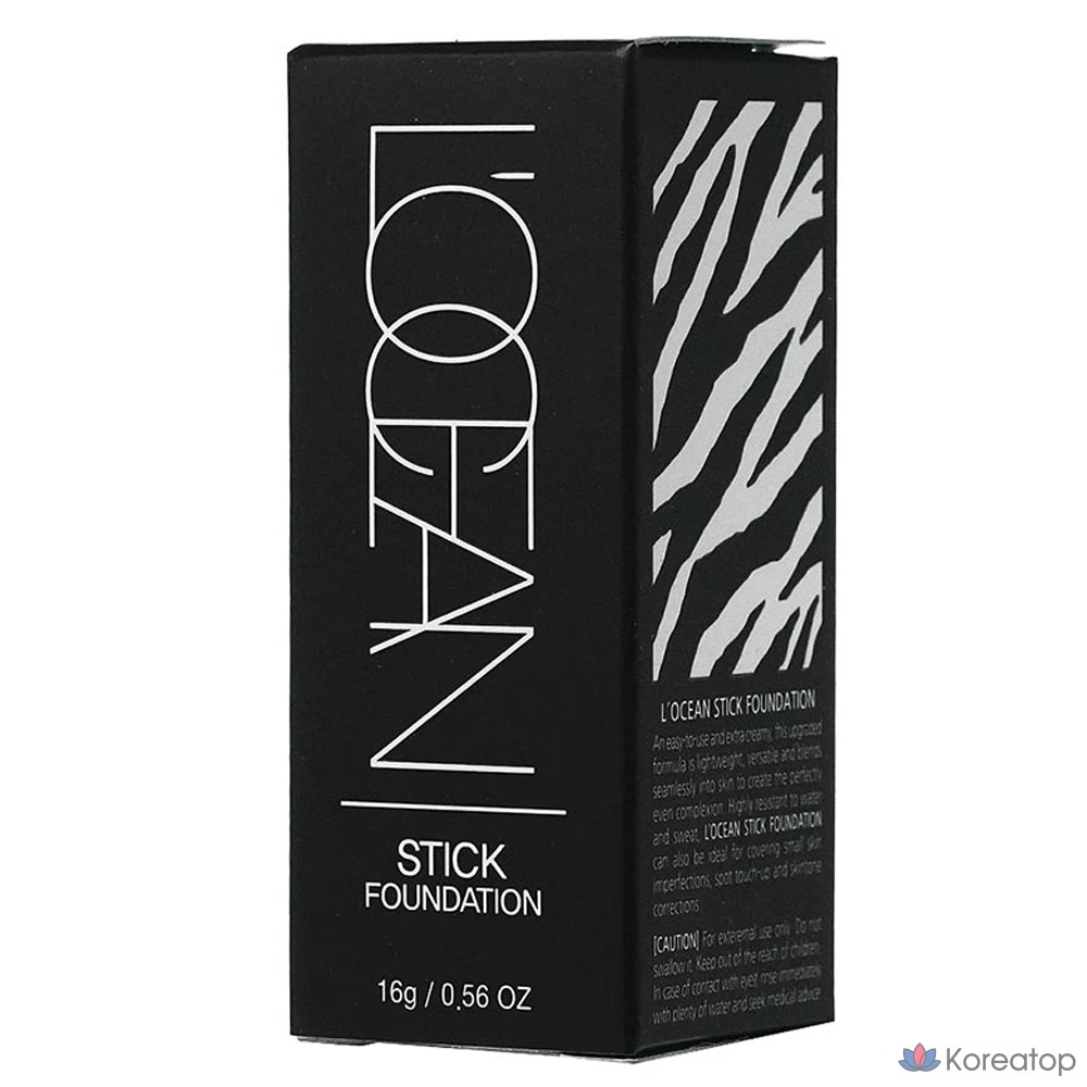 Стик-тональный крем L'OCEAN Stick Foundation, оттенок 33 Dark Beige, 6 г, 1 шт., фото 4