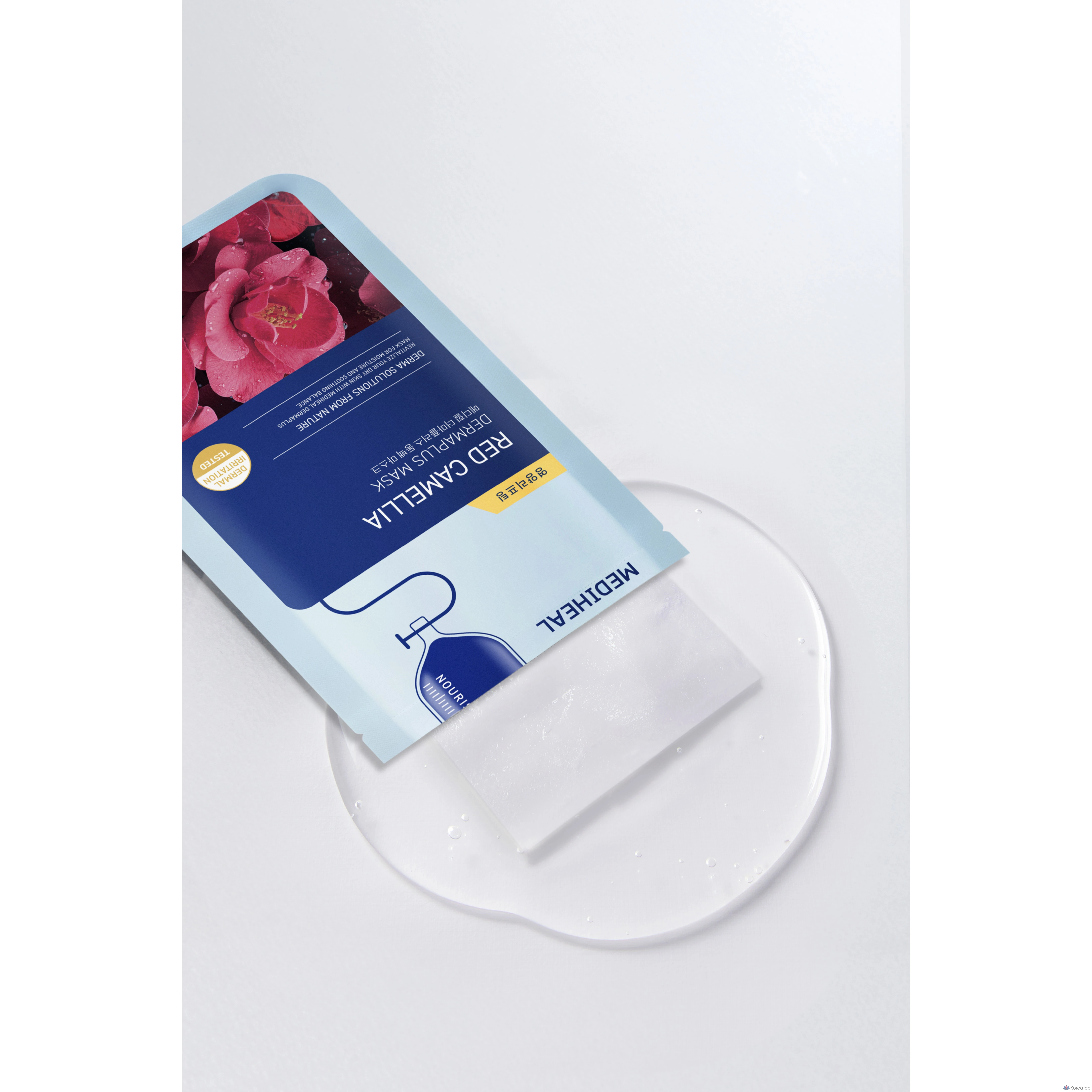 Тканевая маска для лица MEDIHEAL Derma Plus Camellia Mask, 10 шт.