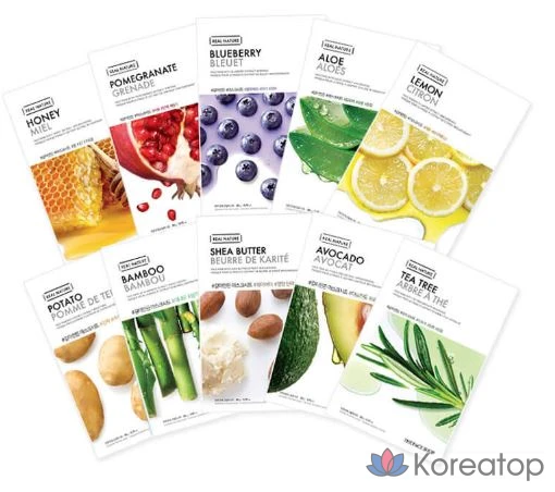 Тканевая маска для лица The Face Shop Real Nature Aloe Mask Sheet, 160 шт., фото 2