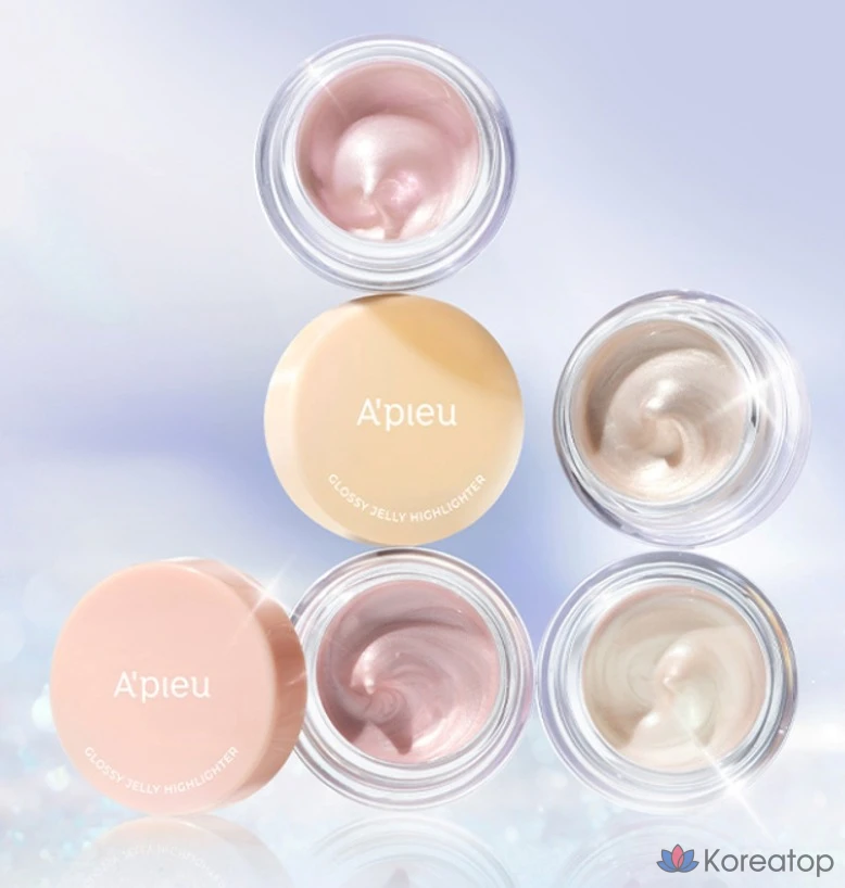 Хайлайтер A'Pieu Juice Pang Glossy Jelly Highlighter, оттенок Pink Shell, 3.8 г, 1 шт., фото 5