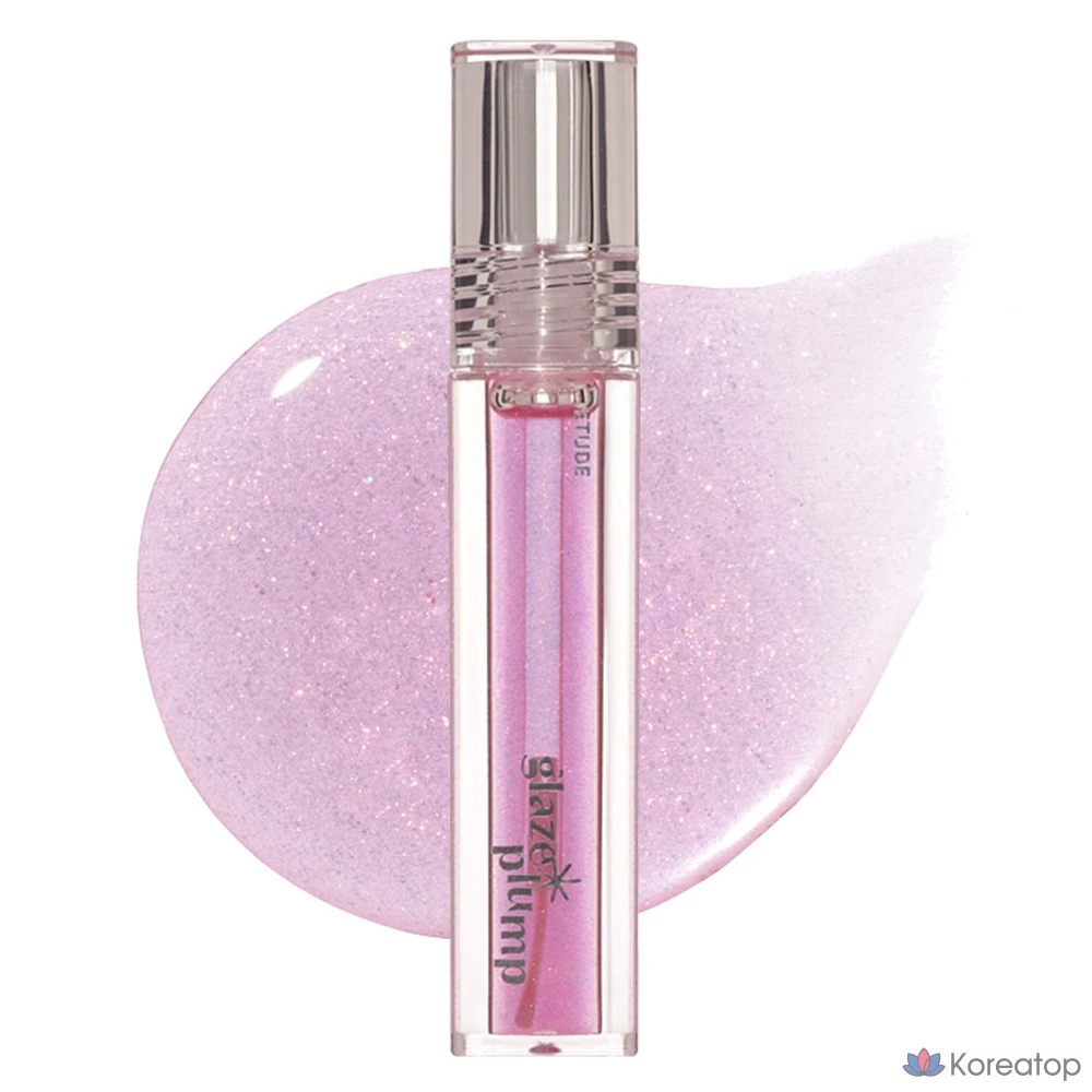 Блеск для губ Etude House Glaze Plump Gloss, оттенок 02 Violet Quartz, 4 г, 1 шт.