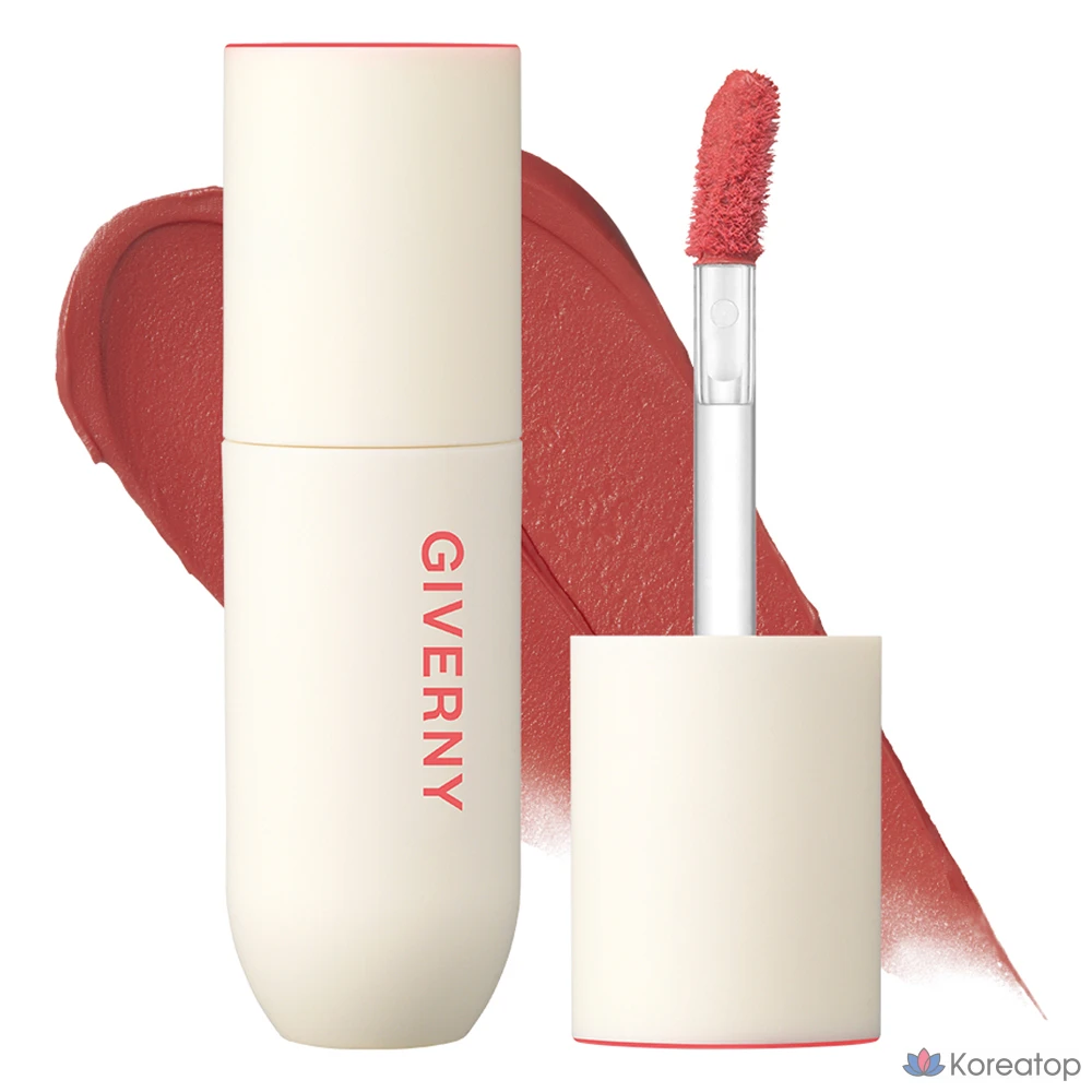 Тинт для губ Giverny Fluffy Sheer Tint, оттенок 01 Peach Mellow, 3.5 г, 1 шт.
