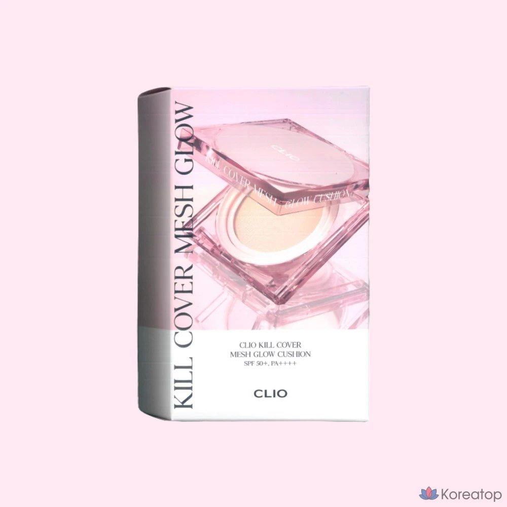 Кушон Clio Kill Cover Mesh Glow Cushion [Refill], оттенок 2 Lingerie, 1 шт.