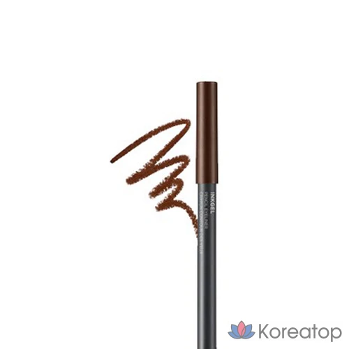 Подводка для глаз FMGT Ink Gel Pencil Liner, оттенок 04 Choco Latte, 0.5 г, 1 шт., фото 2