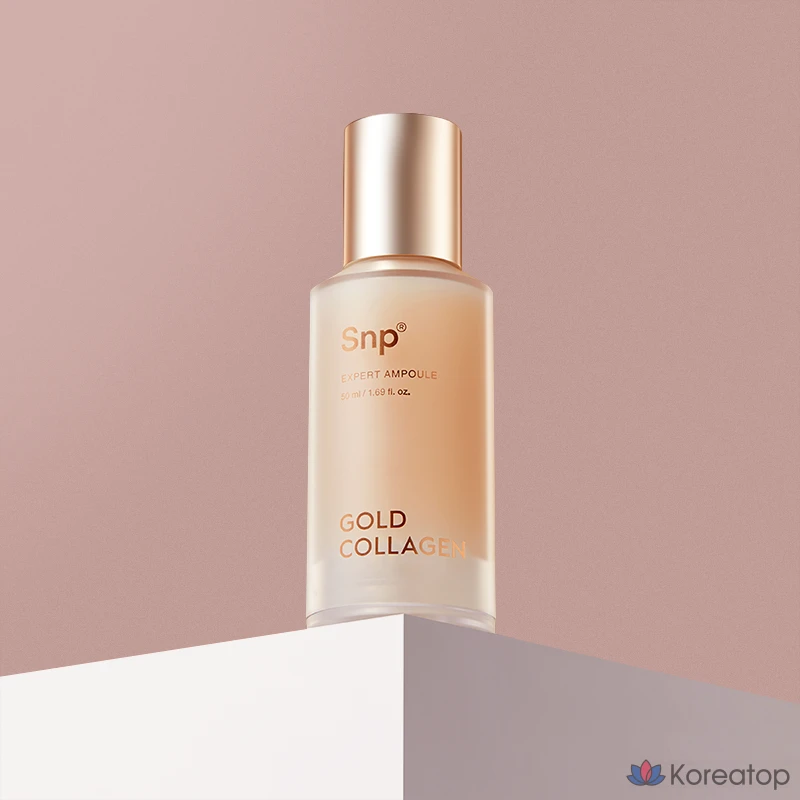 Ампульная сыворотка SNP Gold Collagen Expert Ampoule, 50 мл, 1 шт.