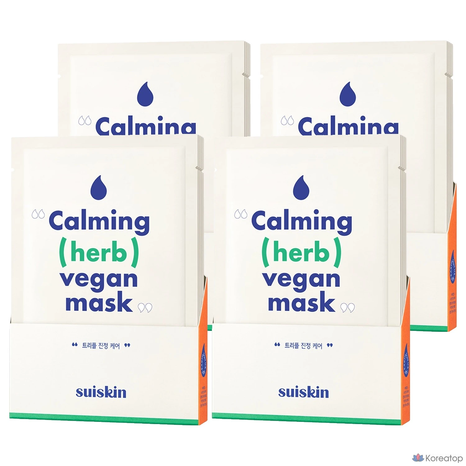 Тканевая маска для лица Suiskin Comfort Calming Herb Sheet Mask, 20 шт.