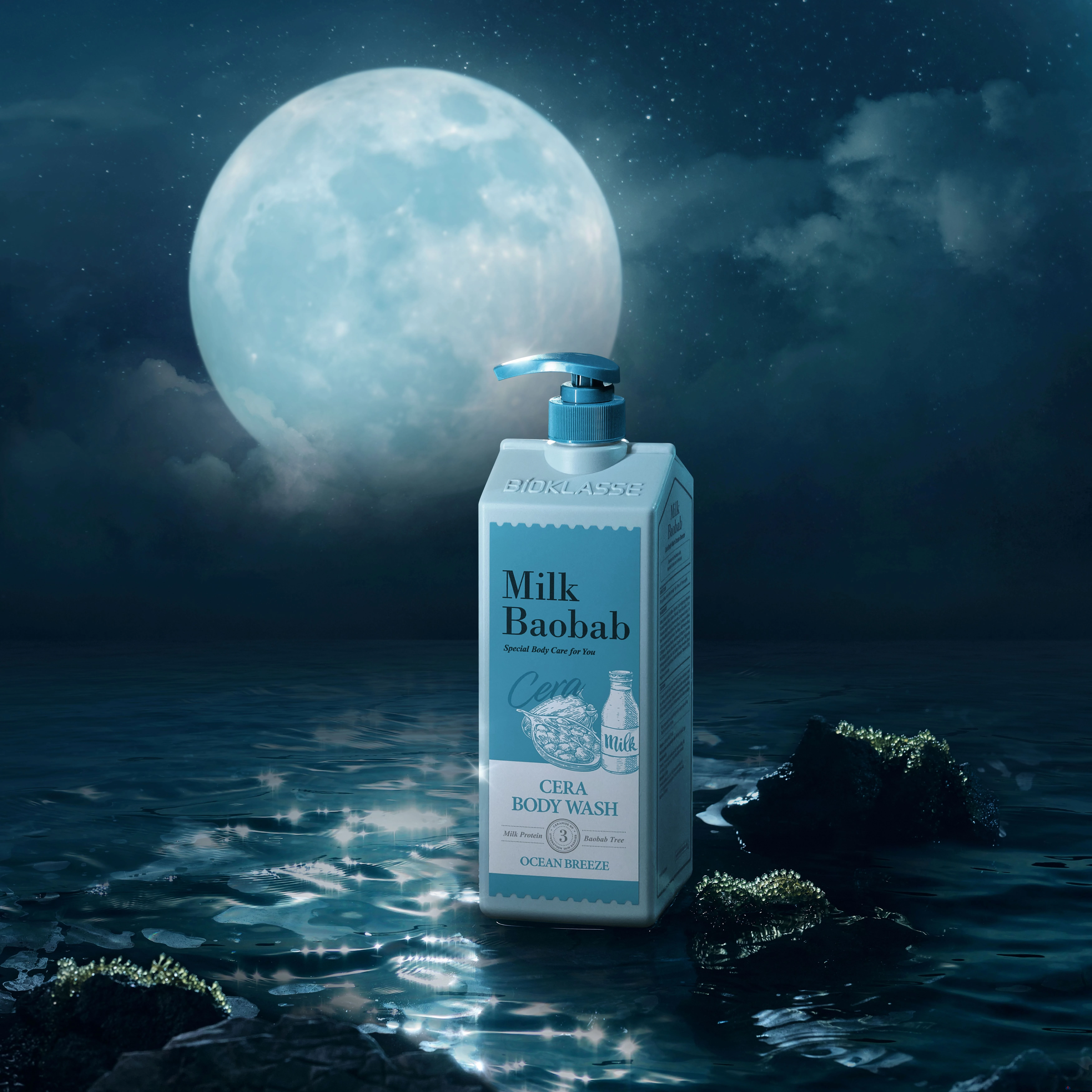 Гель для душа Milk Baobab Sera Body Wash Ocean Breeze, 1.2 л, 1 шт.