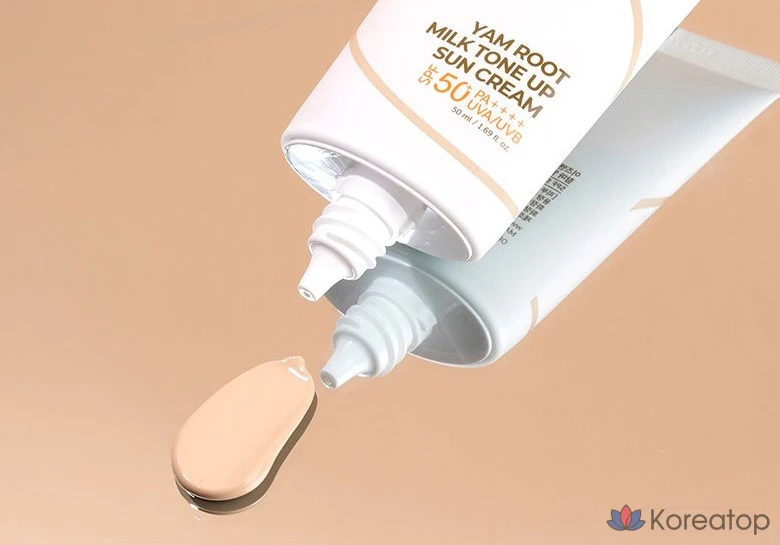 Солнцезащитный крем IsNtree Yam Milk Tone Up Sun Cream SPF50+ PA++++, 50 мл, 1 шт.
