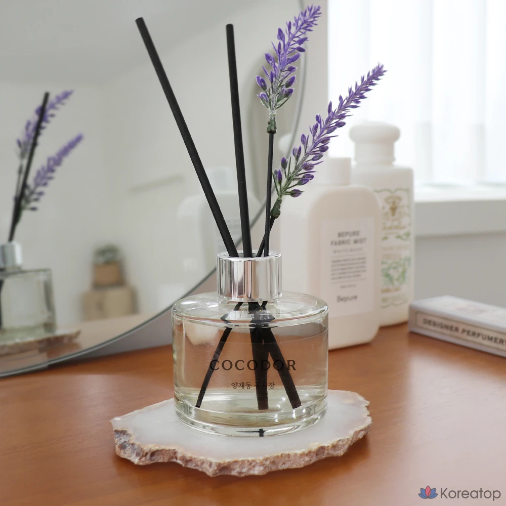 Диффузор для дома Cocodor Botanic Scent, оттенок B (Black Cherry + Yangjae Flower Market + Bookstore in the Wood), 120 мл, 3 шт., фото 6