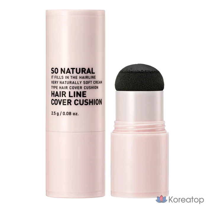 Кушон для волос So Natural Hair Line Cover Cushion, оттенок Natural Black, 2.5 г, 1 шт.