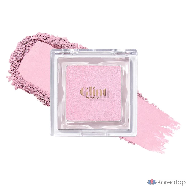 Бронзер Glint by VDIVOV Baked Blush Blusher, оттенок 06 Balletcore Pink, 2.4 г, 1 шт.
