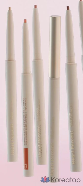 Айлайнер Heart Percent Dot On Mood Contour Slim, оттенок C4, 1 шт.