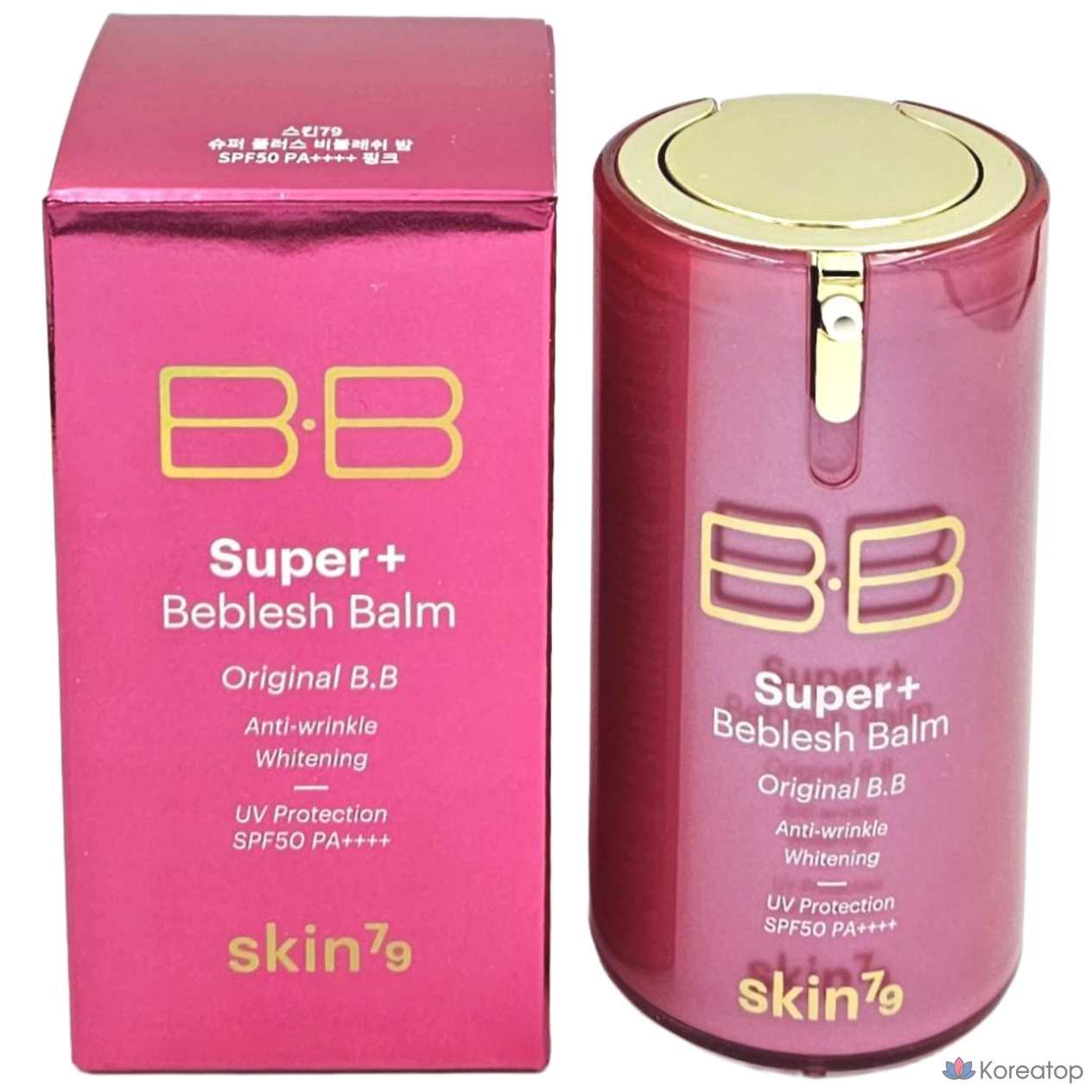 Бальзам для лица SKIN79 Super Plus Blemish Balm (SPF50/PA++), оттенок Pink, 40 мл, 1 шт.