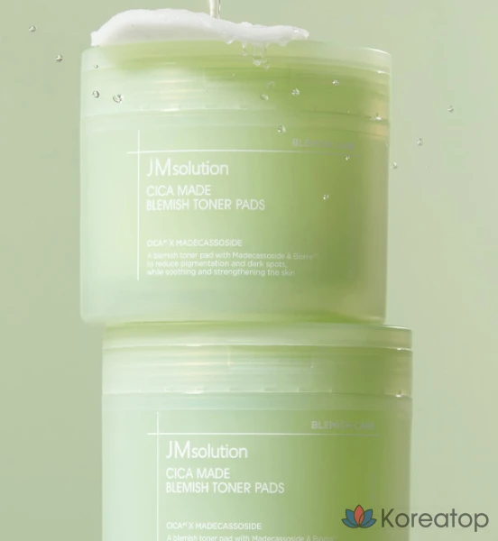 Тонер-пэды JM Solution Cica Made Marks Calming Toner Pad, 170 мл, 100 шт.