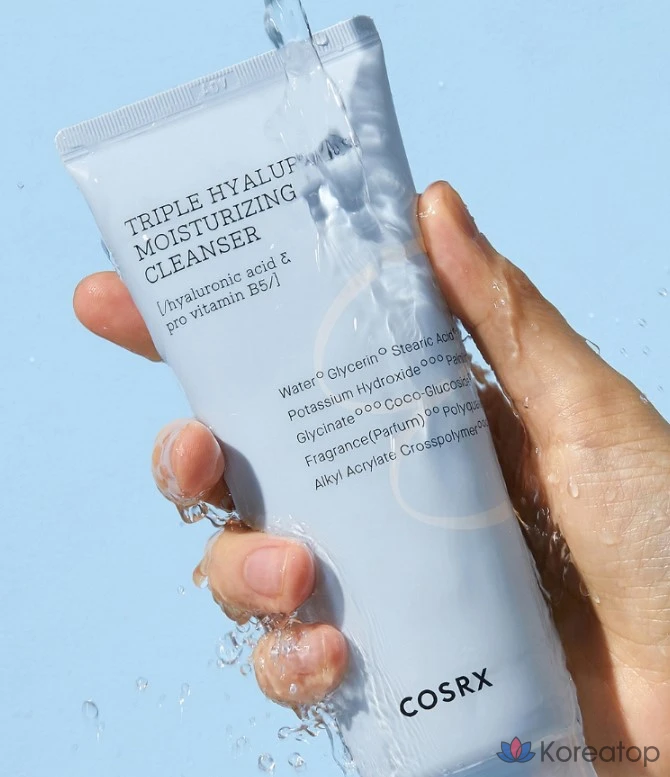 Очищающий гель COSRX Hydrium Triple Hyaluronic Moisturizing Cleanser, 150 мл, 1 шт.