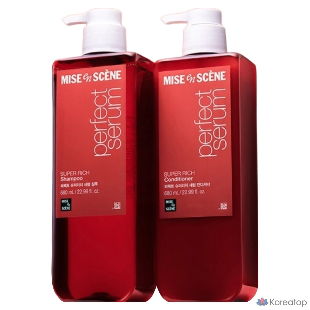 Кондиционер для волос Mise en Scene Perfect Serum Super Rich Conditioner, 680 мл, 1 шт.