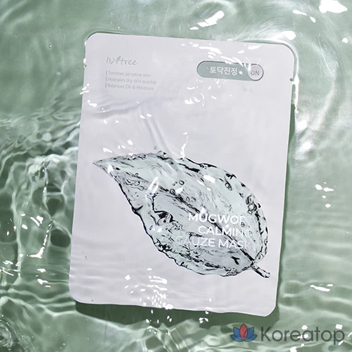 Тканевая маска для лица IsNtree Mugwort Calming Gauze Mask, 10 шт.