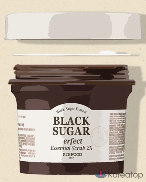 Скраб для лица Skinfood Black Sugar Perfect Essential Scrub, 210 г, 1 шт.