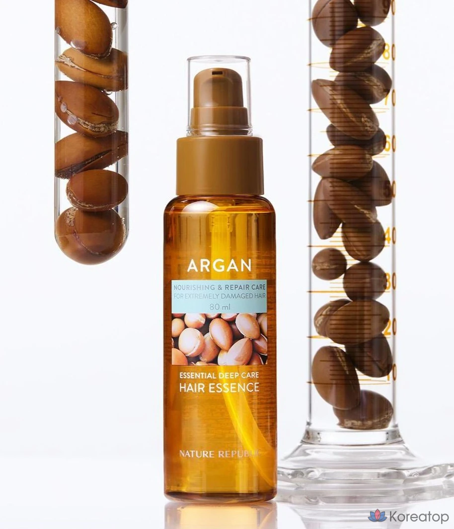 Эссенция для волос Nature Republic Argan Essential Deep Care Hair Essence, 80 мл, 1 шт.