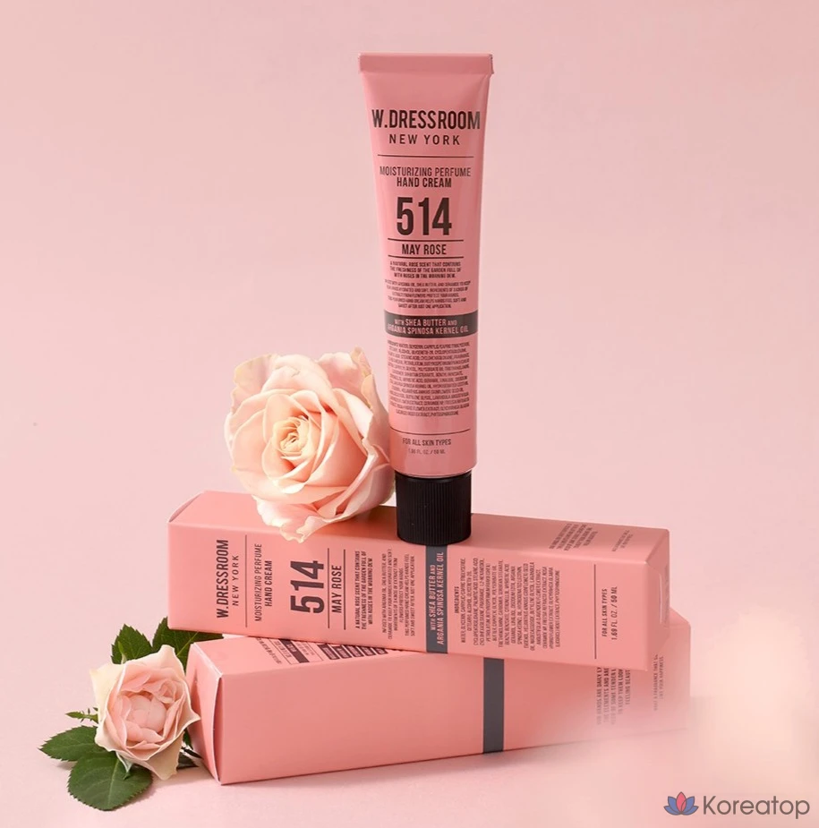 Крем для рук W.Dressroom Perfume Hand Cream 514 May Rose, 50 мл, 1 шт.