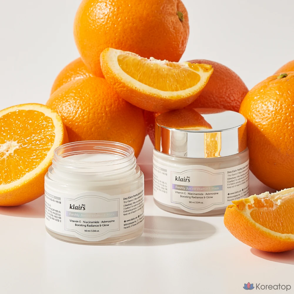 Тканевая маска для лица Dear, Klairs Freshly Juiced Vitamin E Mask, 4 шт., фото 3