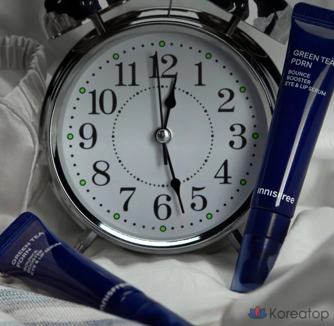Сыворотка для глаз и губ Innisfree Green Tea PDRN Bounce Booster, 15 мл, 1 шт.