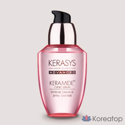 Сыворотка для волос KeraSys Advanced Ceramide Extreme Damage Clinic Serum, 200 мл, 1 шт., фото 4