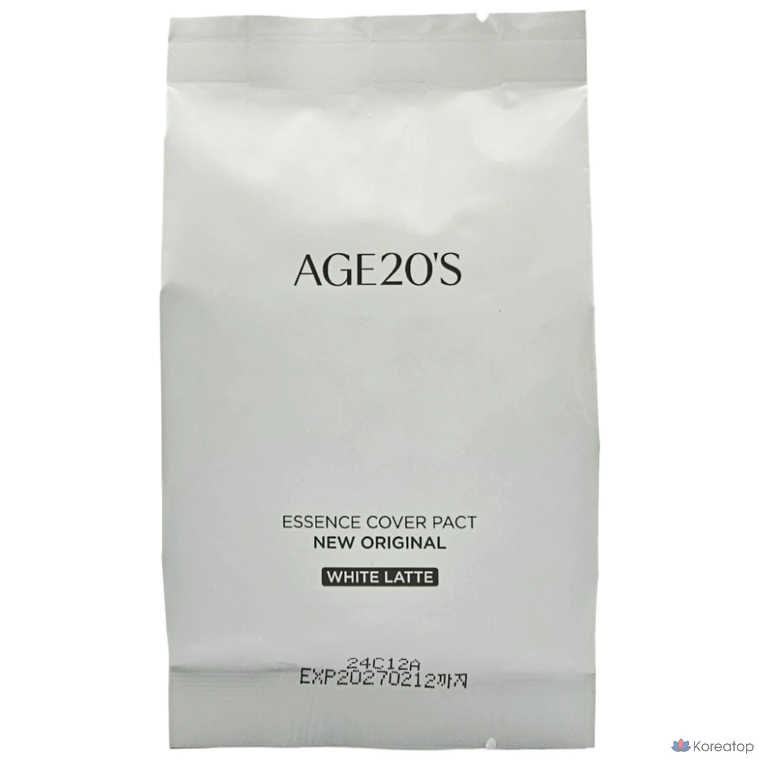 Компактная пудра-рефилл AGE 20s Essence Cover Pact New Original Refill White, оттенок 21, 1 шт.