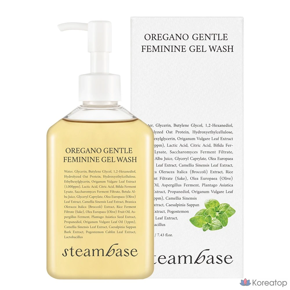 Гель для интимной гигиены Steambase Oregano Gentle Feminine Gel Wash, 220 мл, 1 шт.