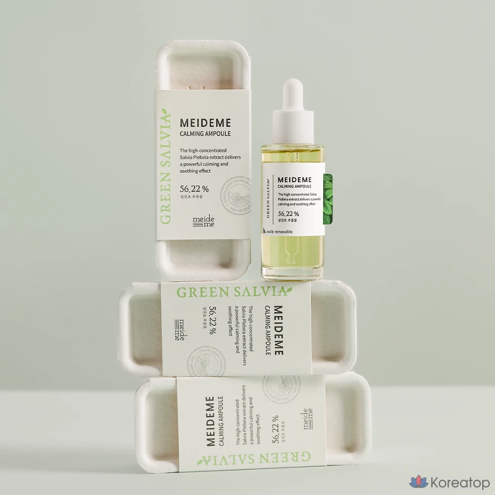 Ампульная сыворотка MEIDEME Green Salvia Calming Ampoule, 50 мл, 1 шт.