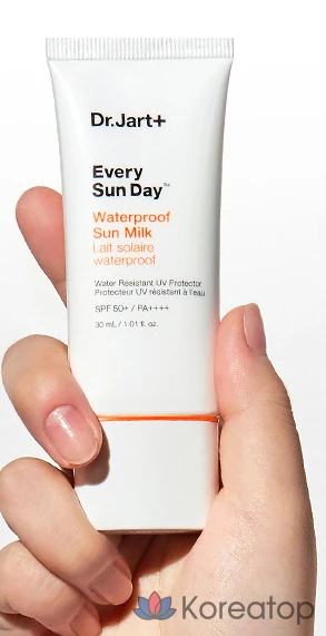 Солнцезащитный крем Dr. Jart+ Every Sun Day Waterproof Sun Milk SPF50+ PA++++, 30 мл, 1 шт.