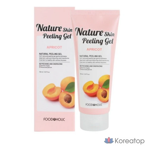 Тонер FoodaHolic Nature Skin Apricot Peeling Gel, 150 мл, 1 шт.