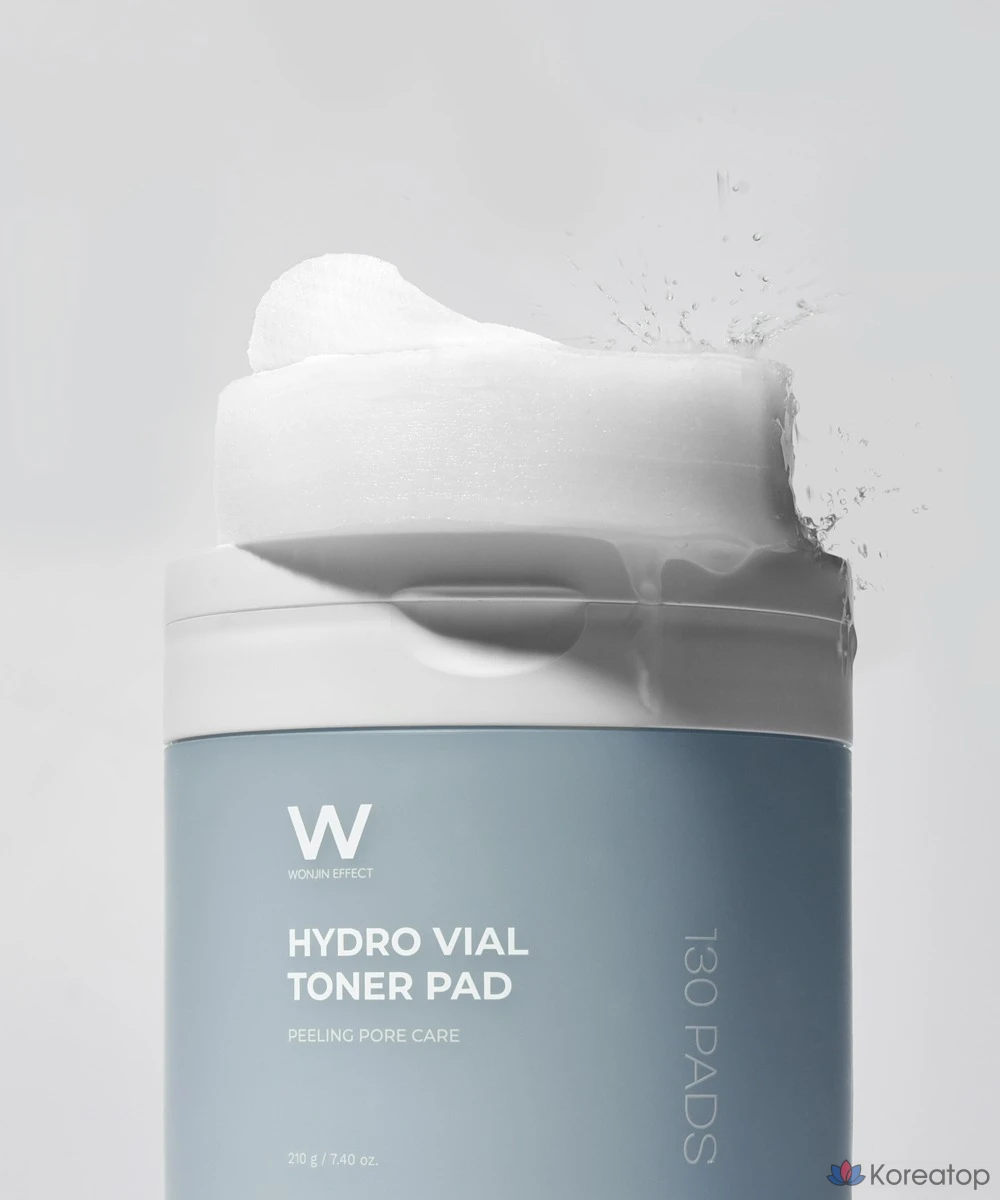 Тонер-пэды Wonjin Effect Hydro Vial Toner Pad, 210 г, 130 шт.