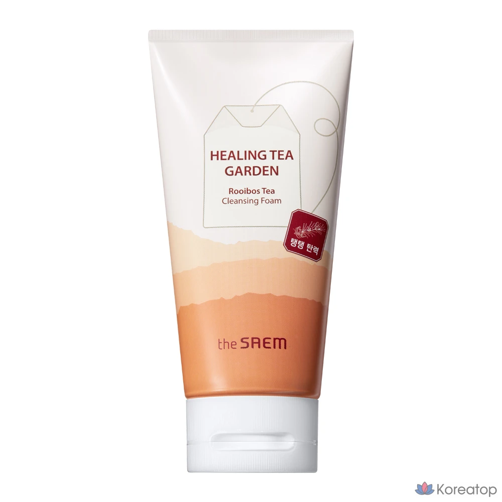 Очищающая пенка The Saem Healing Tea Garden Rooibos Tea Cleansing Foam, 150 мл, 1 шт.