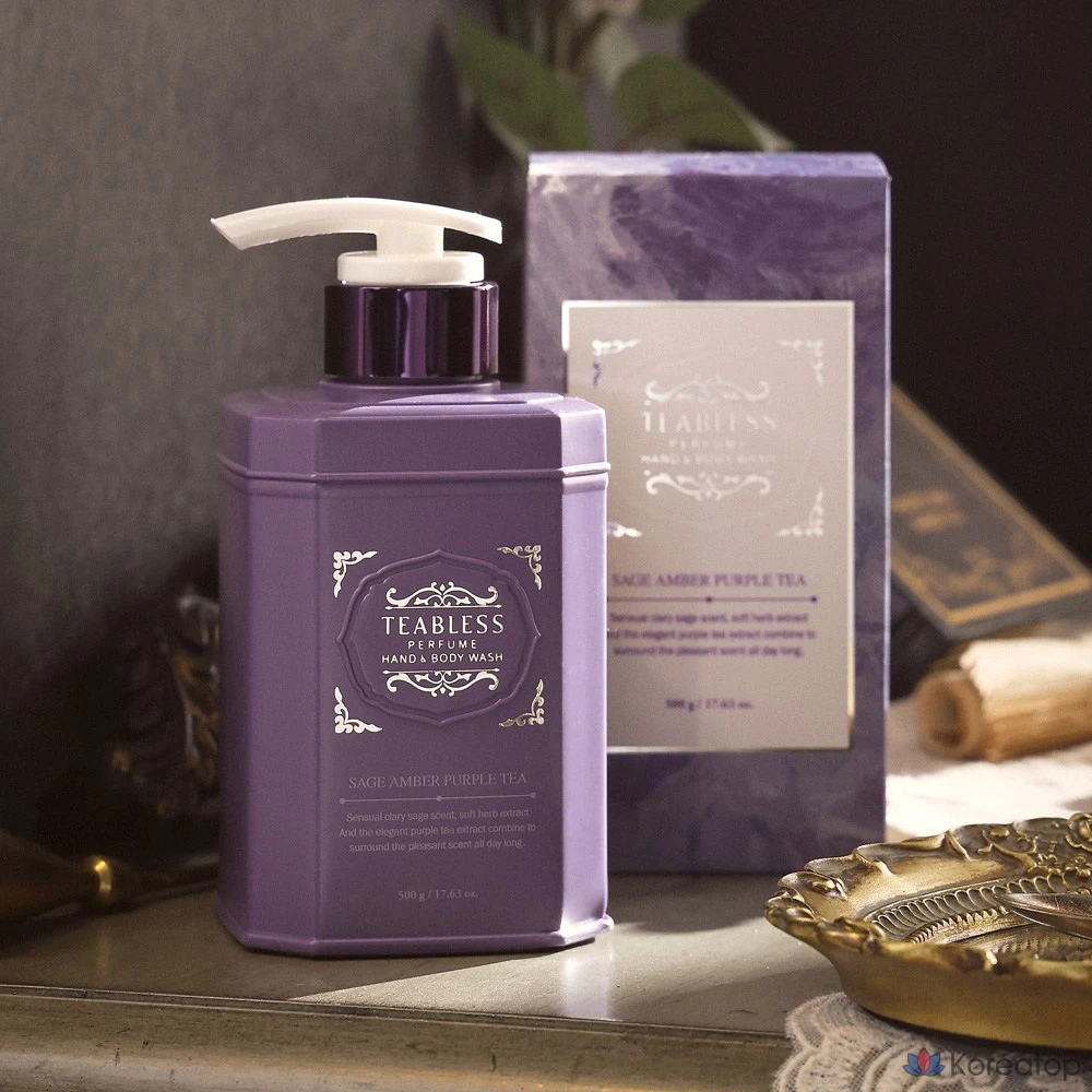 Гель для душа TEABLESS Perfume Body Wash Purple Tea Floral Woody, 500 г, 1 шт.