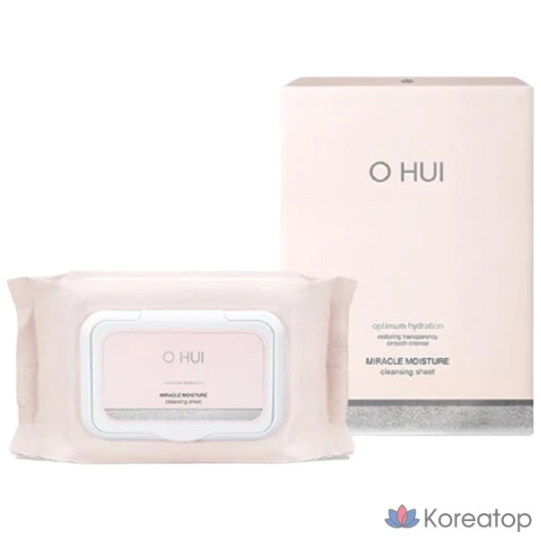 Очищающие салфетки Ohui Miracle Moisture Cleansing Sheet, 60 шт.