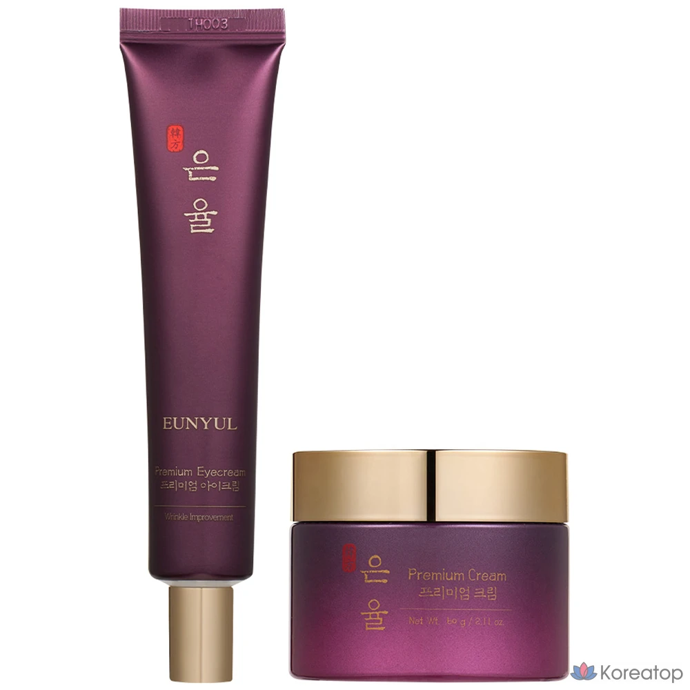 Набор для ухода Eunyul Premium Hanbang 2-piece Set (Cream + Eye Cream), 1 шт.