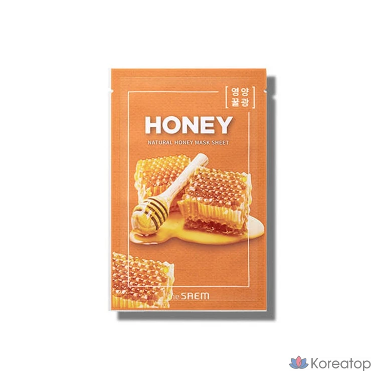 Тканевая маска для лица The Saem Natural Honey Mask Sheet, 20 шт.