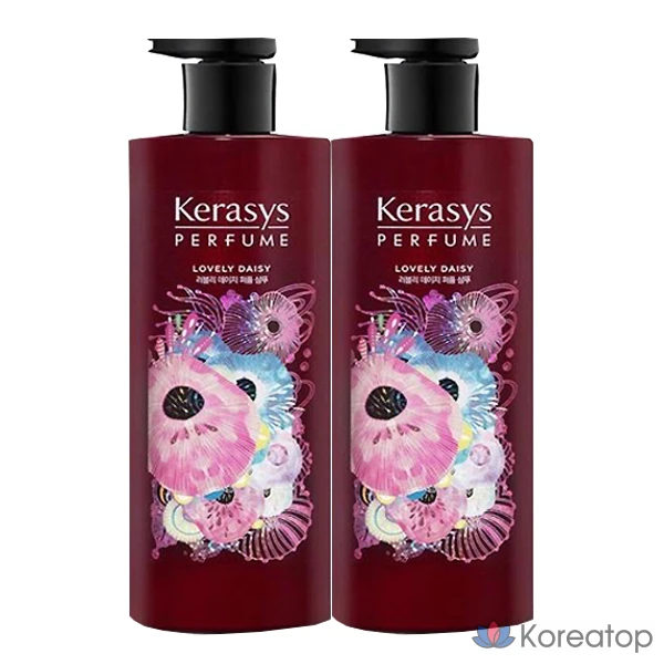 Шампунь и кондиционер KeraSys Lovely Daisy Perfume Shampoo + Rinse, 1.2 л, 1 шт.