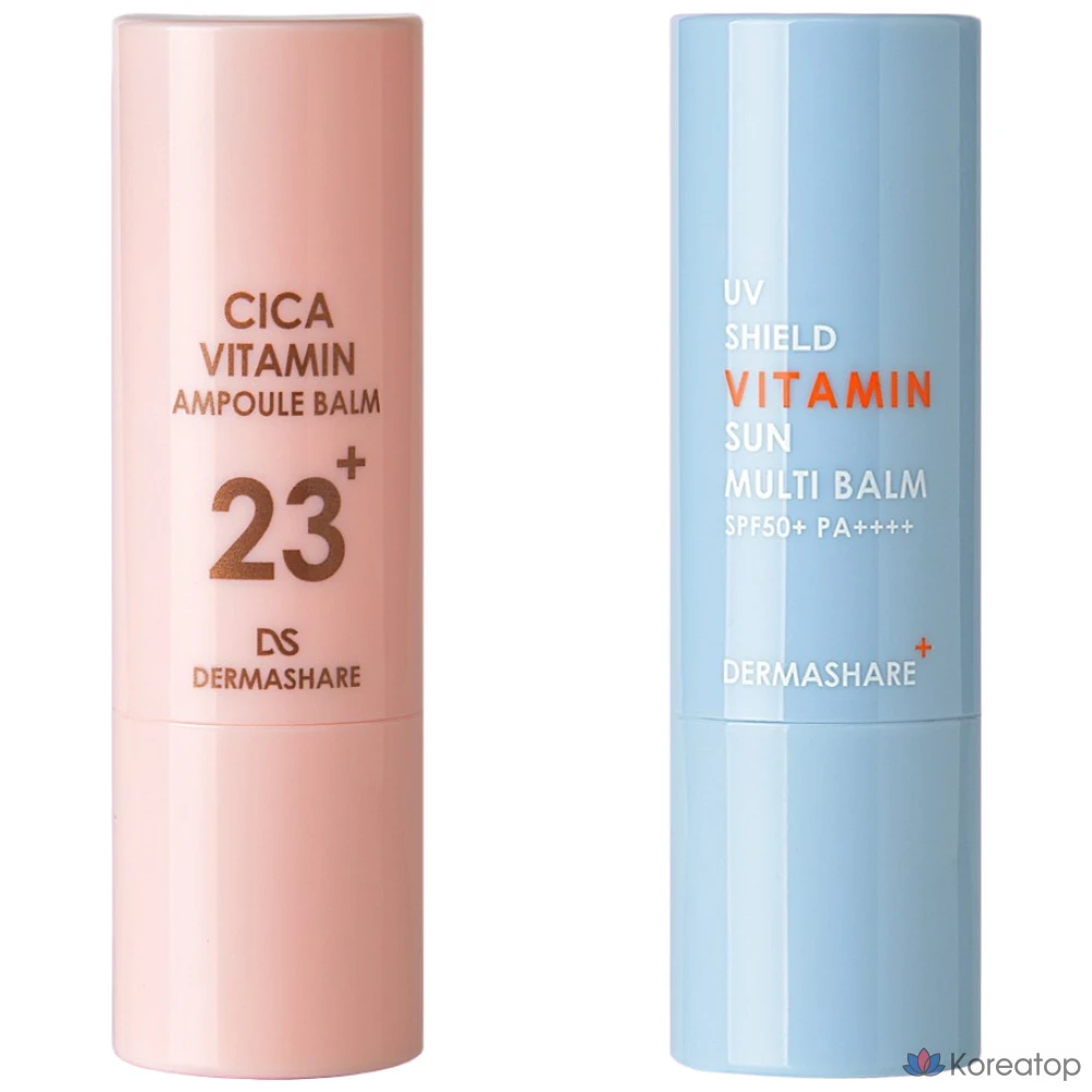 Ампульная сыворотка-бальзам Dermashare Sun Multi Balm Sun Stick SPF50+ PA++++, 11 г, 1 шт.