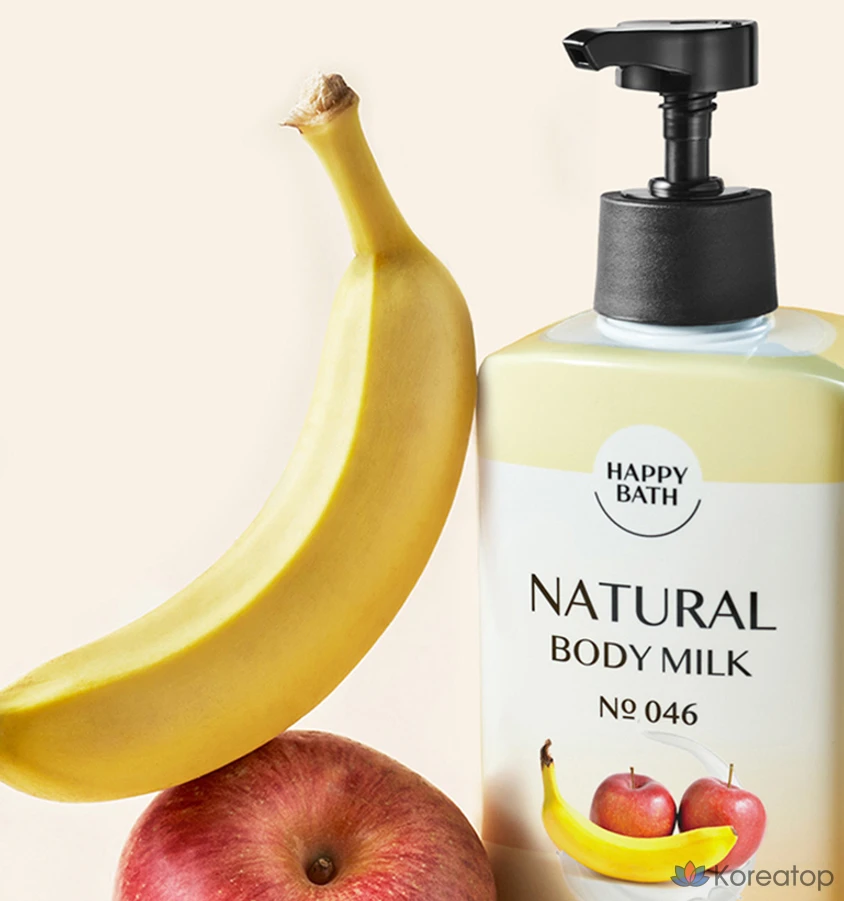 Молочко для тела Happy Bath Really Moist Body Milk Apple & Banana, 400 г, 1 шт.