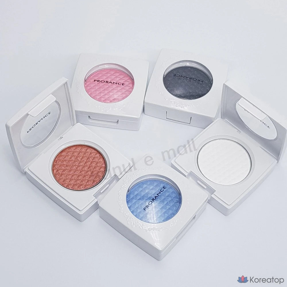 Тени для век Prorance, оттенок 25 Milk Beige, 1 шт.