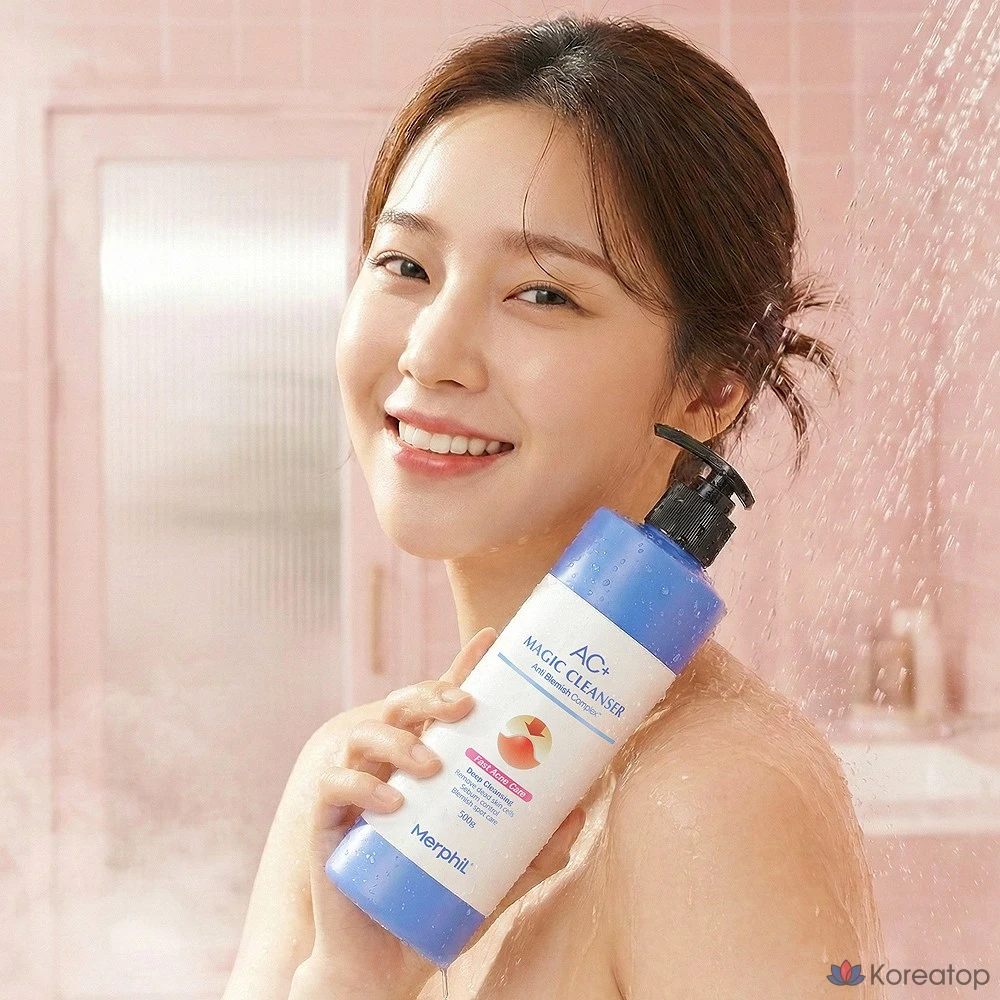 Очищающий гель для душа DASHU AC+ Magic Bodywash, оттенок Baby Cotton, 500 г, 1 шт.