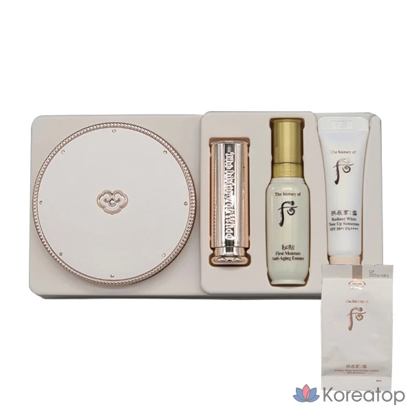 Кушон THE HISTORY OF WHOO Gongjinhyang Seol Whitening Tone-up Cushion Special Set, 1 шт.