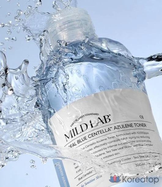 Тонер Mild Lab Real Blue Centella Azulene Toner, 300 мл, 1 шт.