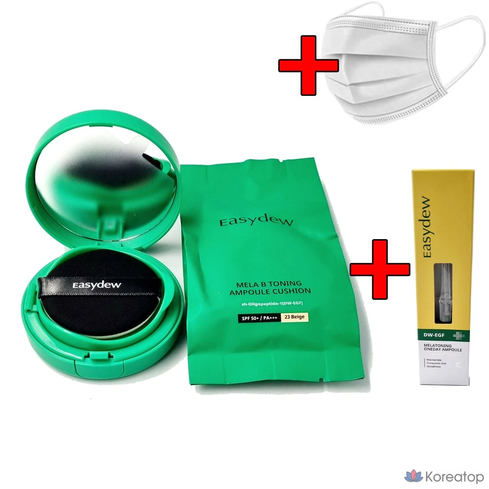 Кушон Easydew Mela B Toning Ampoule Cushion, оттенок 21 Natural, 1 шт.