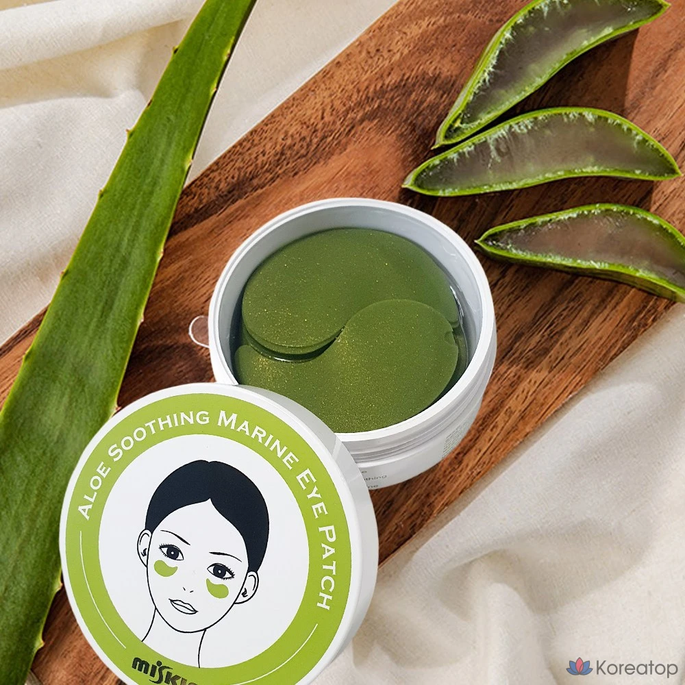 Гидрогелевые патчи для глаз LOLO SKINNY Aloe Vera Cooling, 60 шт.