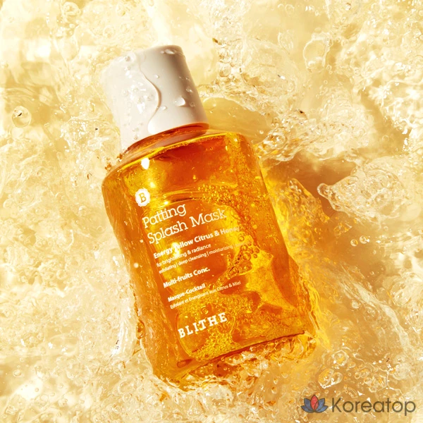 Смываемая маска для лица BLITHE Sesu Pack Tone Up Moisture Low pH Wash-off Mask, оттенок Yellow, 150 мл, 1 шт.